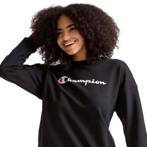 Champion Black Crew Sweatshirt